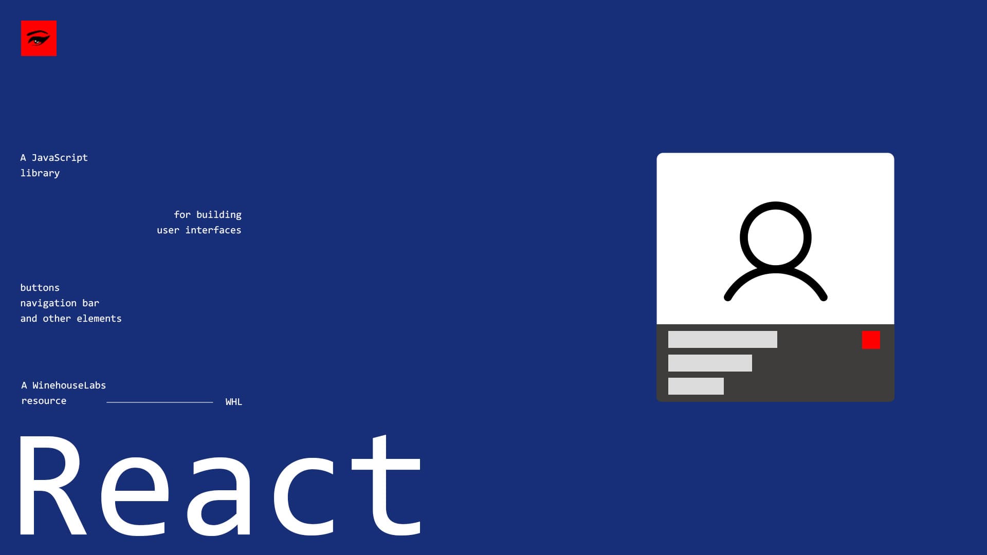 React