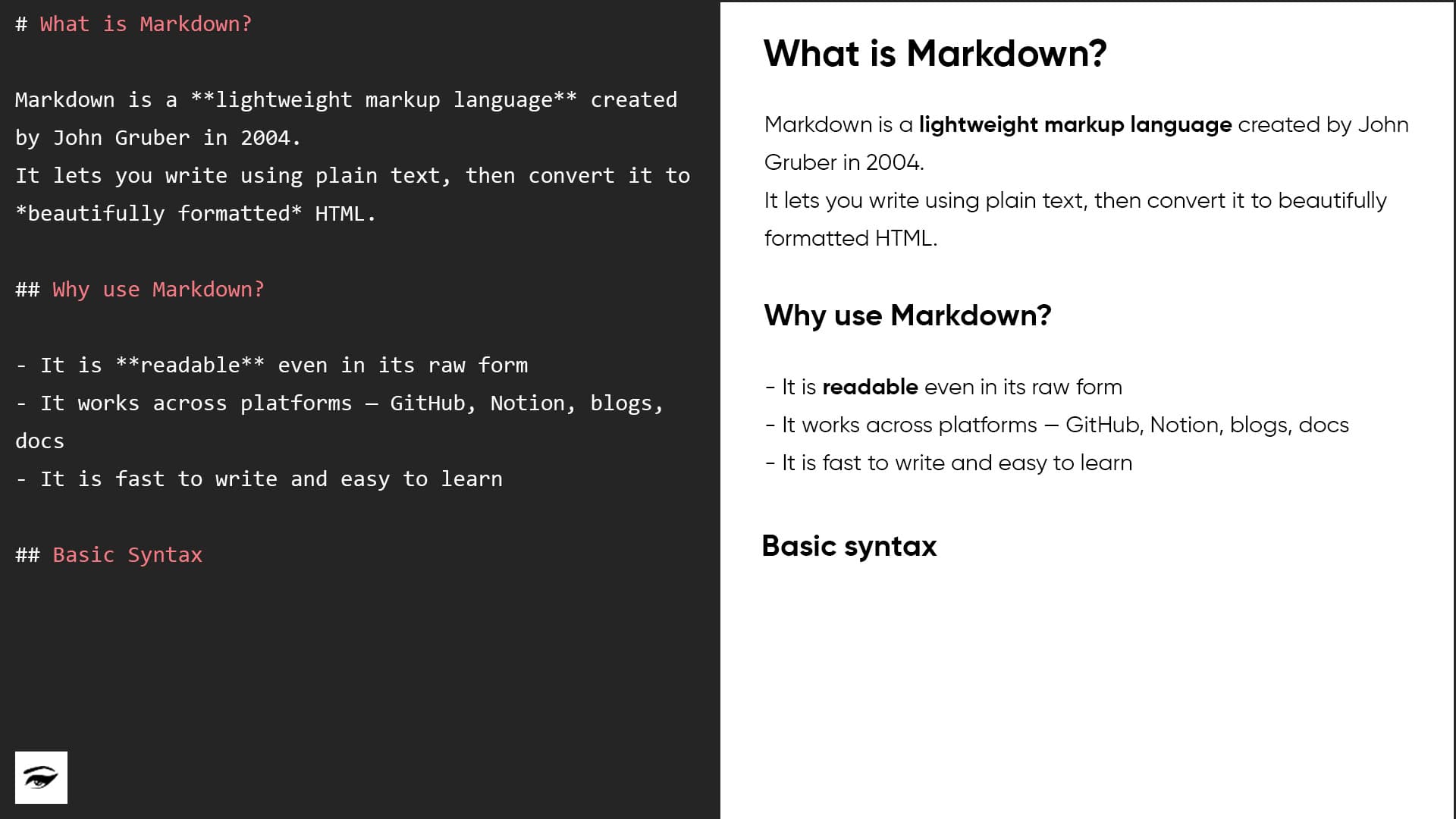 Markdown